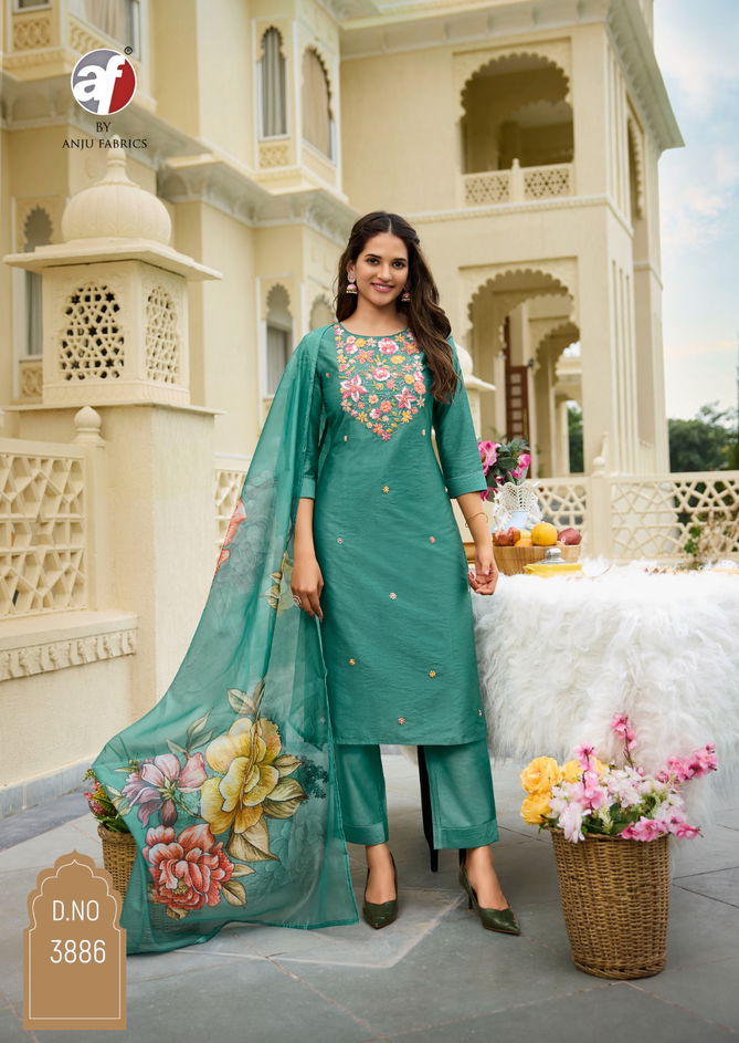 Desi Dhaga By Af Viscose Designer Kurti With Bottom Dupatta Wholesale Shop In Surat